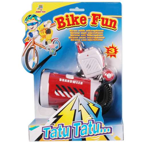 Bike Fun sirene Brandweer met micro