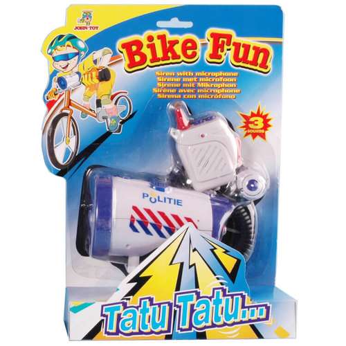 Bike Fun sirene Politie met micro