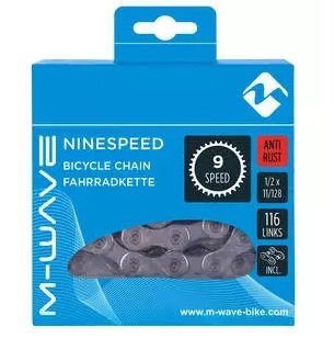 M-wave BD1204A Ketting 9 speed anti-ro