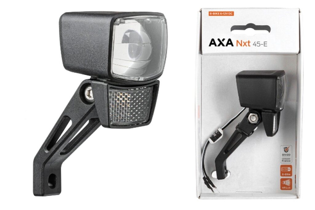 Axa koplamp NXT45 E-bike 6-12v 45 lux