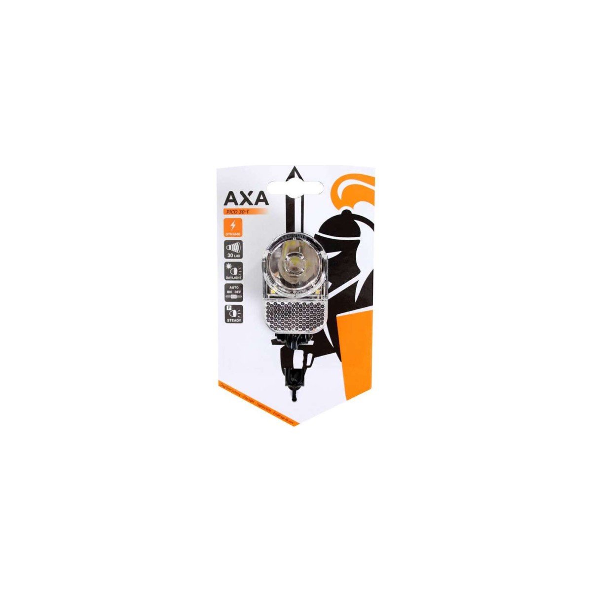 Axa koplamp Pico T led steady auto dynamo 30 lux z - Afbeelding 4