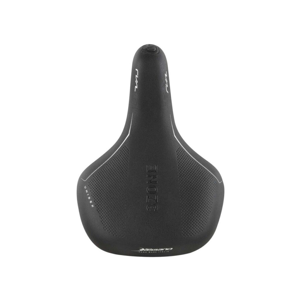 Selle Bassano zadel Rivale 3zone Uni-Zwart