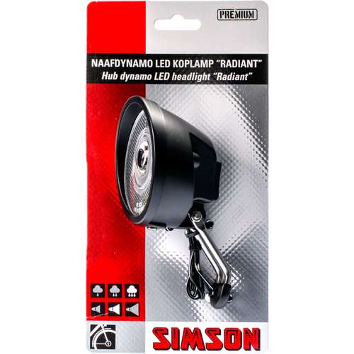 Simson koplamp Radiant aan/uit dynamo 7 lux