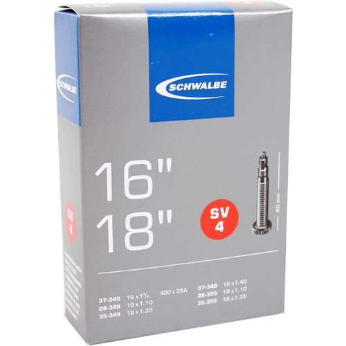 Schwalbe bnb SV4 16 x 1 3/8 – 18 x 1.35 fv 40mm