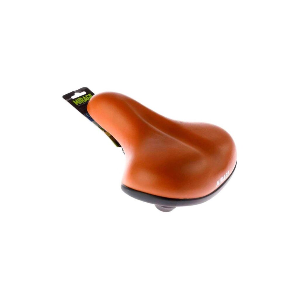 Mirage zadel tour met elastomeer bruin