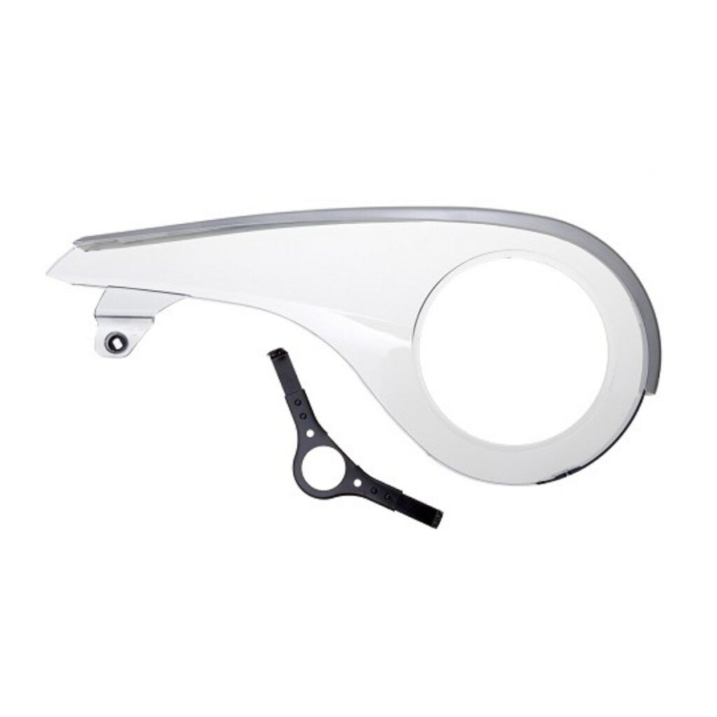 Falkx Kettingscherm zilver/transparant 44T lengte