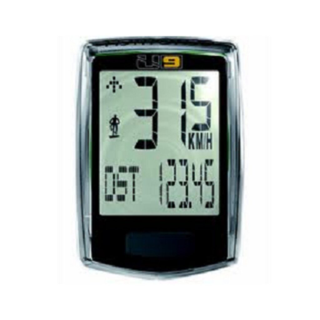 Echowell fietscomputer U9 9-functies, bekabeld.