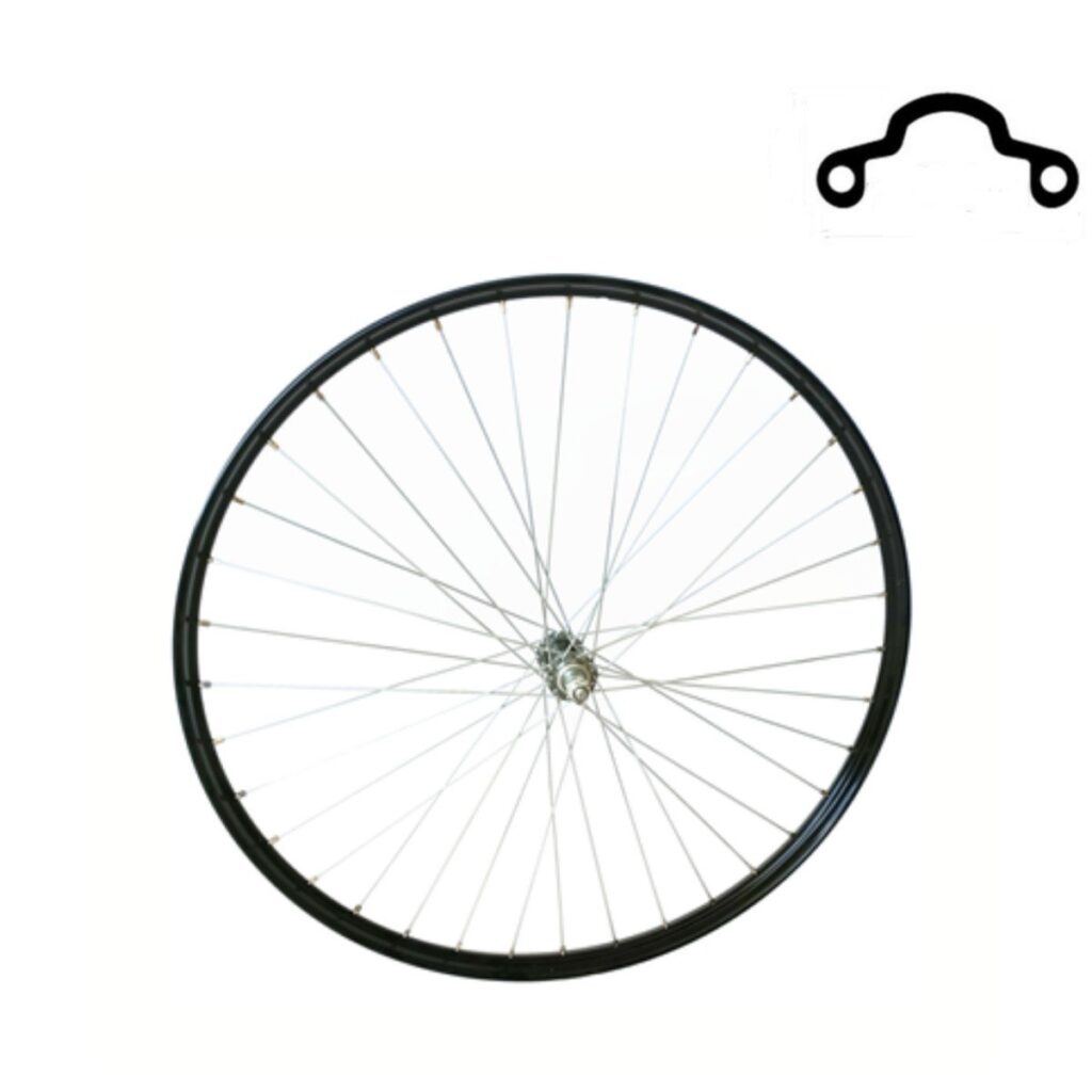 Falkx Voorwiel 28×1 1/2 zwart, Westwood profiel aluminiu