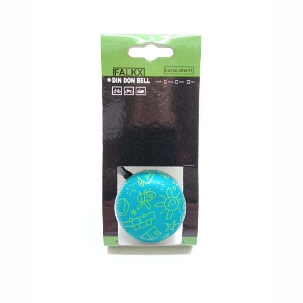 Falkx bel ding-dong 60mm upside down groen (hangve