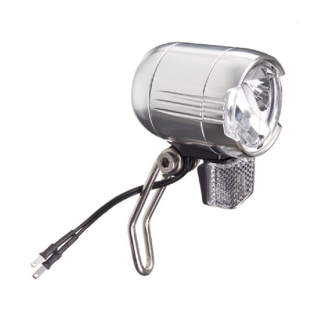 Falkx Iron Koplamp zilver Aluminium E-Bike 6V-48V