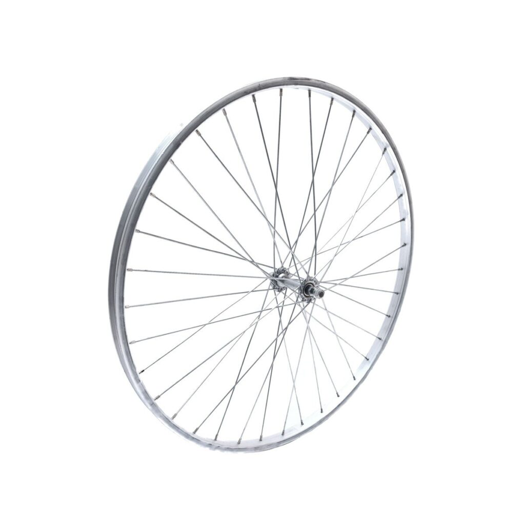 Falkx Voorwiel 26×1 3/8 aluminium zilver