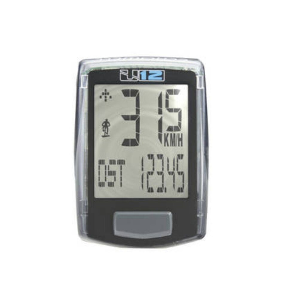 M-wave Echowell fietscomputer U12, bekabeld. 12 Functies:
