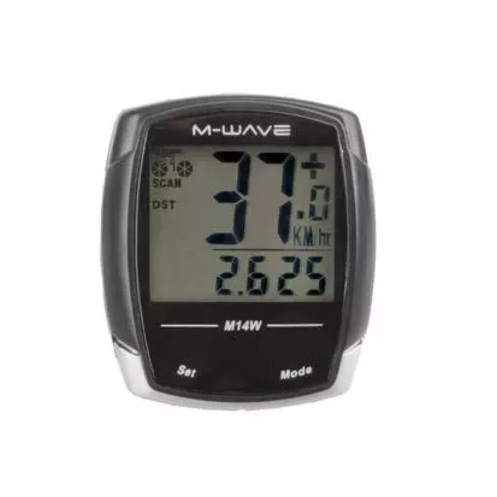M-wave fietscomputer M14W, draadloos. 14 Functies