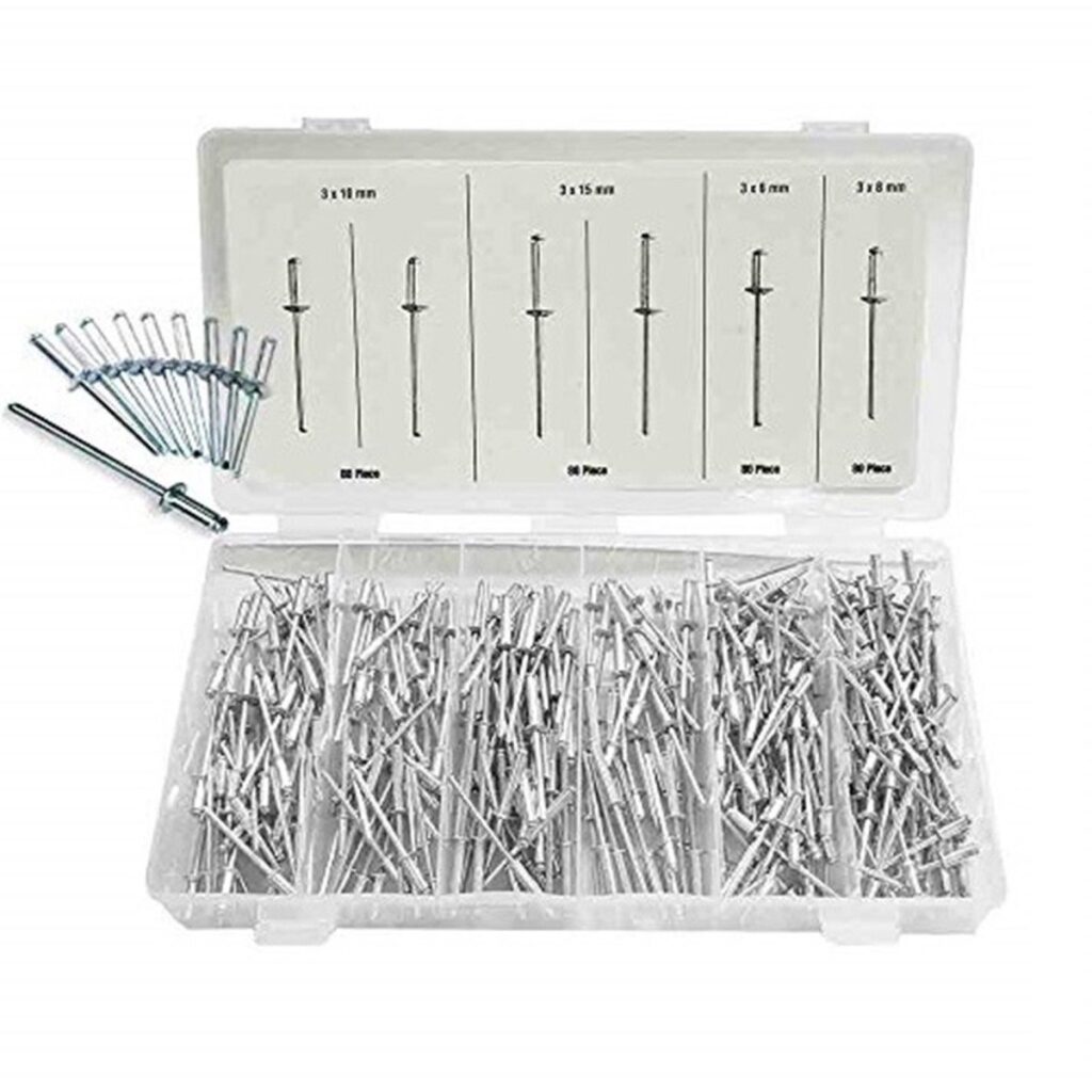 Benson Popnagel assortiment, 320 stuks in opbergbox