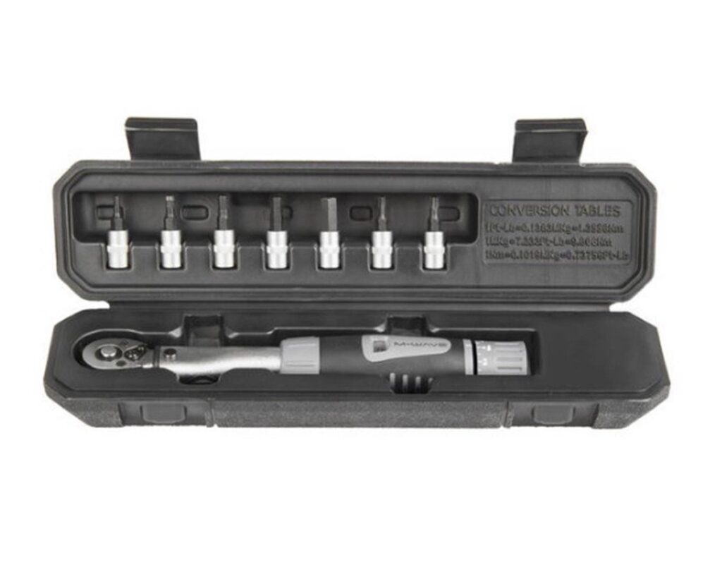 M-wave Momentsleutel, instelbaar 2~24Nm. voor 1/4”
