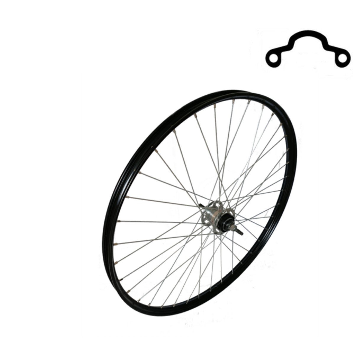 Falkx Achterwiel 28 x 1 1/2 Shimano 3v rollerbrake, zwar