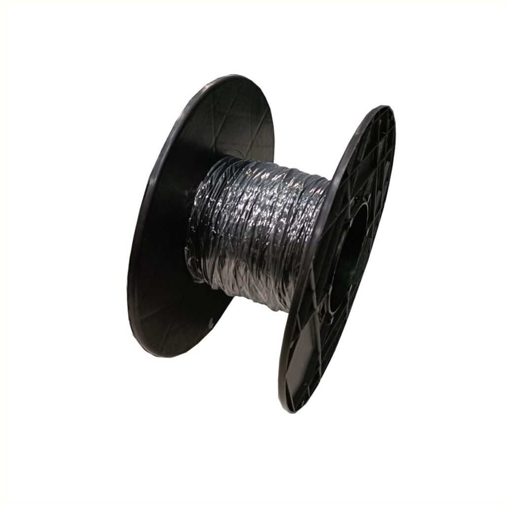 Bofix Elektra/verlichting snoer 1mmx30m. Zwart