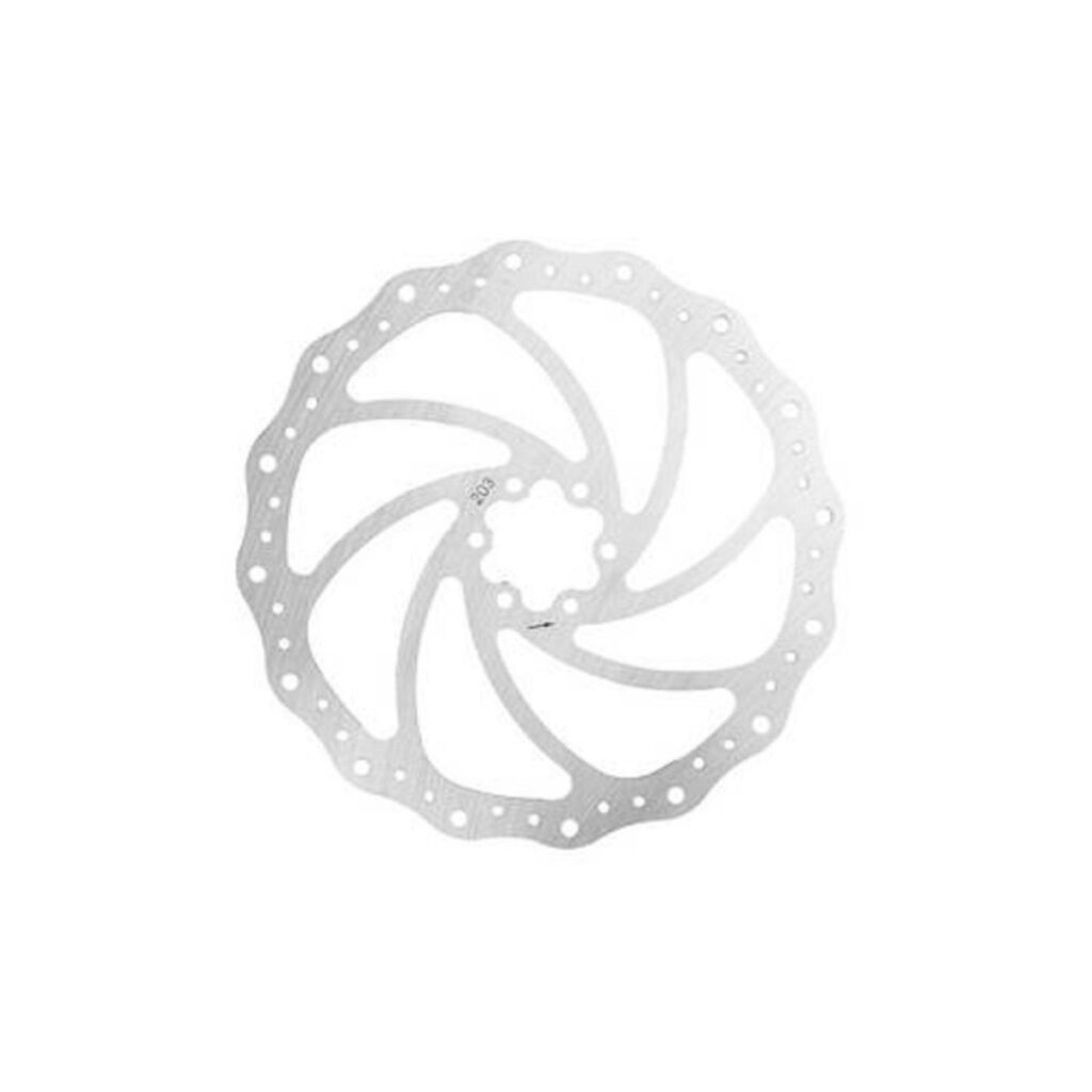 M-wave Remschijf RVS 203mm. incl 6 remschijf boutjes