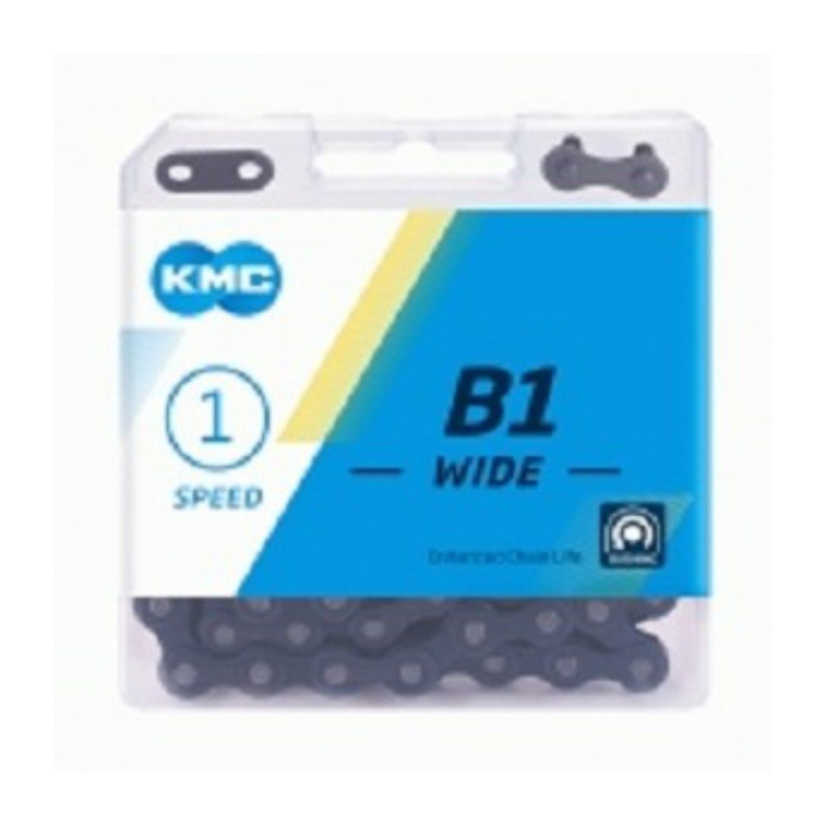 Kmc B1 ketting wide, 1/2 x 1/8, single spee