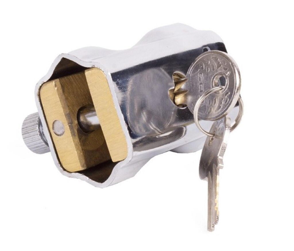 Gad Star slot, messing met 2 pinnen, 10mm