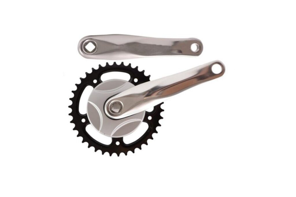 Falkx Silber crankstel 38T 1/8″, 170mm zilver