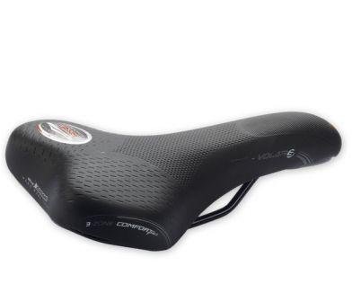 Selle Bassano zadel Volare M heren-Zwart