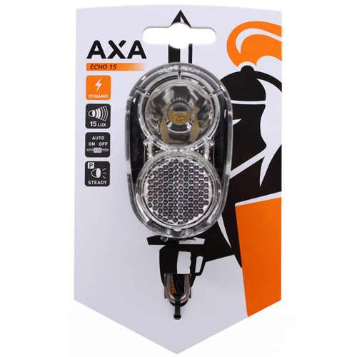 Axa koplamp Echo steady auto dynamo 15 lux