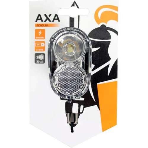 Axa koplamp Echo switch aan/uit dynamo 30 lux zwar