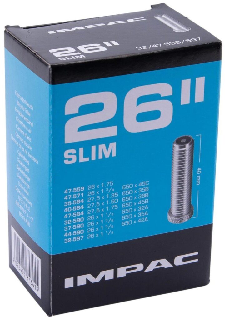 Impac Binnenband “26” Slim”autoventiel (AV), 40 mm