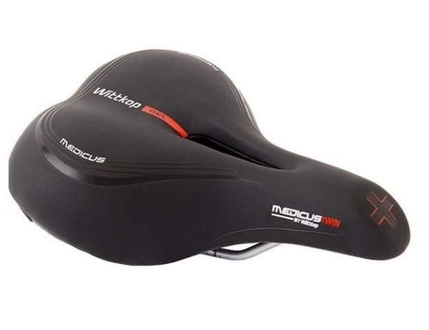 Wittkop City Twin medicus 3.0 zadel. Zonder zadels-Zwart