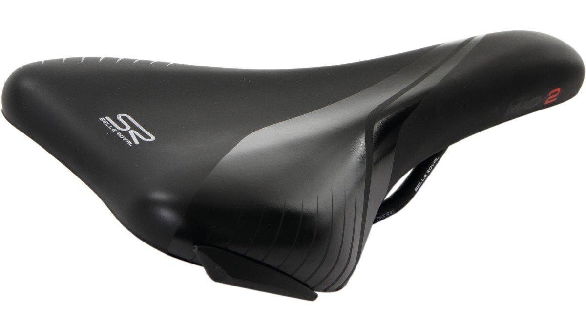 Selle Royal zadel Mach Athletic 8549 uni zwart-Lime/Zwart