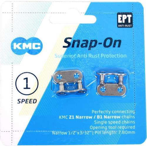 Kmc snap on schakel 3/32 narrow EPT op kaart