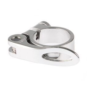 Mirage zadelpenklem met snelspanner 31.8mm. • Zil