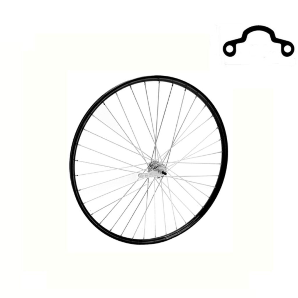 Falkx Achterwiel 28×1 1/2 zwart, KT remnaaf, spaak 13, W