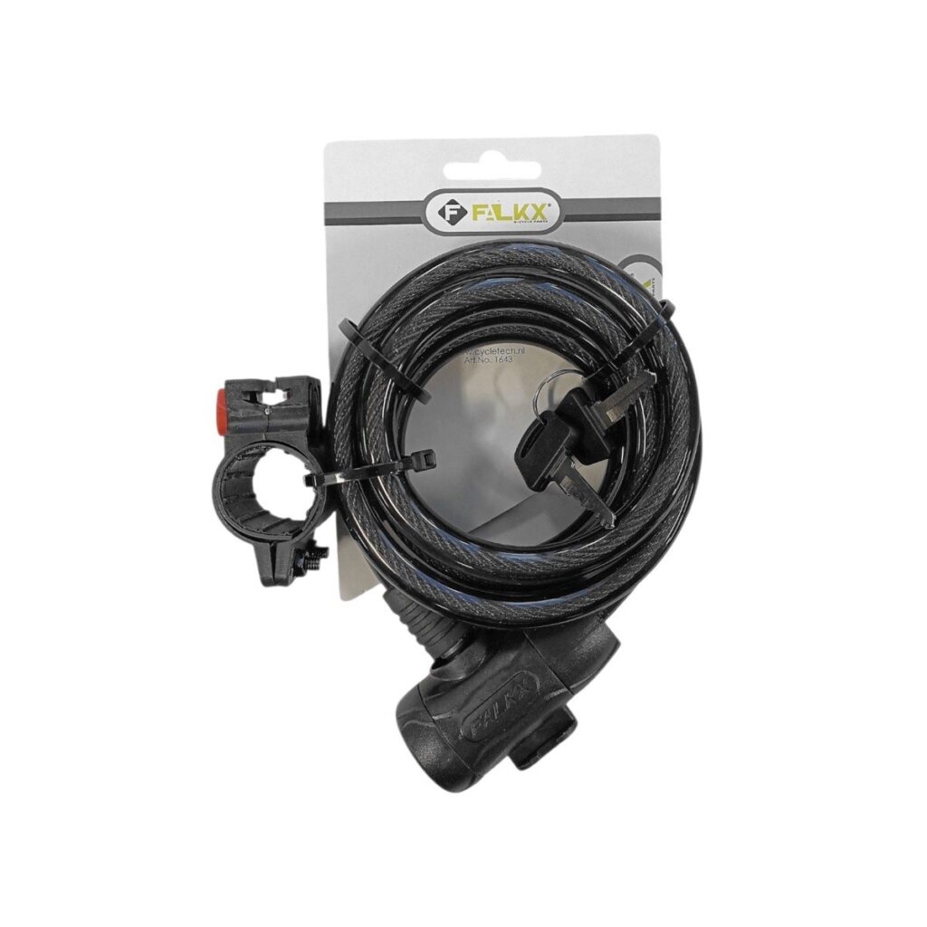 Falkx Kabelslot 12x1800mm zwart