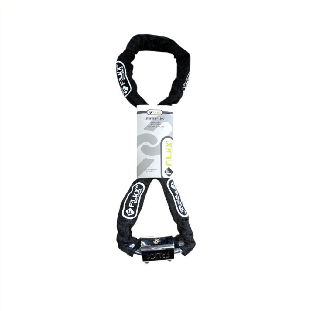 Falkx Street kettingslot 8x 8x1200mm, zwart