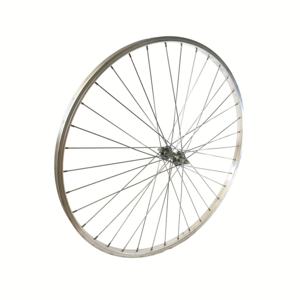 Falkx Voorwiel 28×1 5/8×1 3/8 Aluminium velg, zilver. va