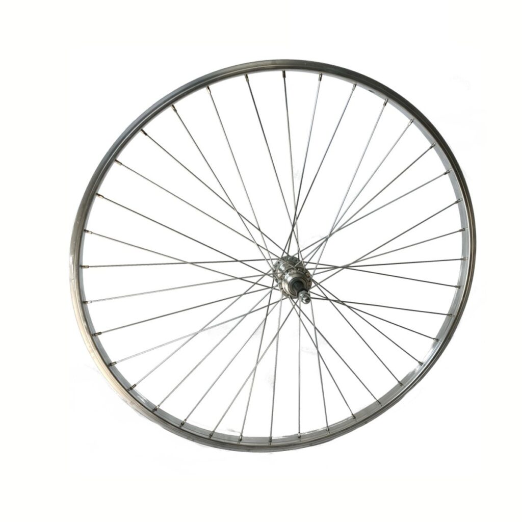 Roland Achterwiel 28×1 /38×1 x5/8 aluminium velg, zilver
