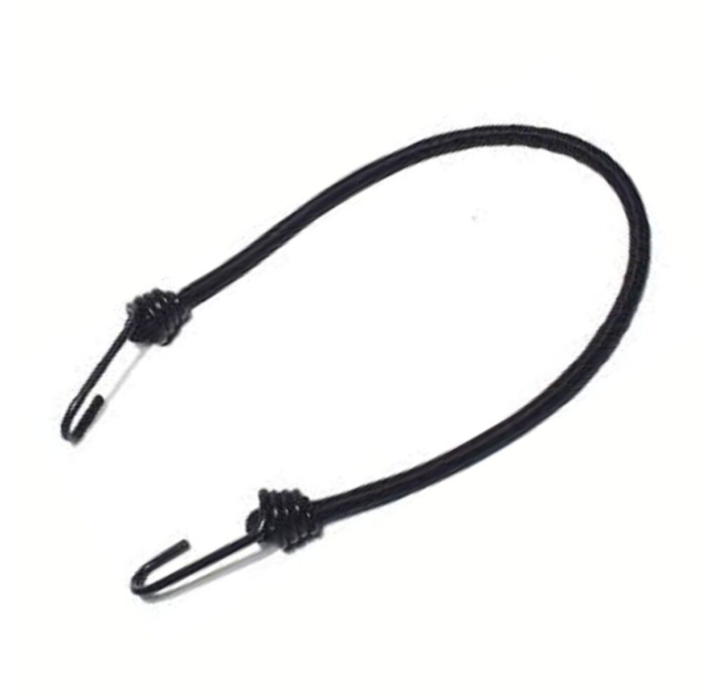 M-wave Snelbinder met haak zwart 100×10 cm