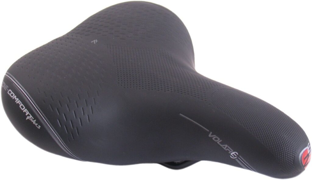 Selle Bassano Zadel Volare XL 3 Zone, zonder-Zwart