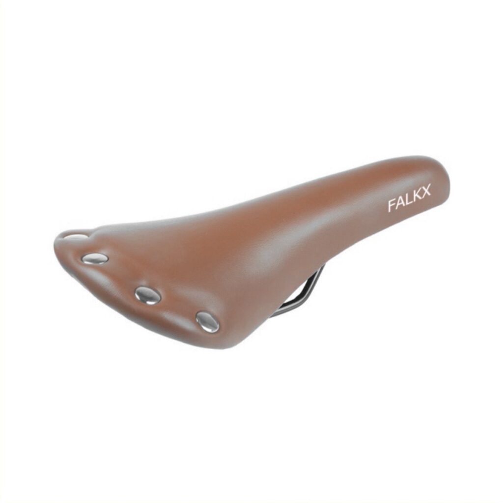 Falkx Fixie zadel, bruin.