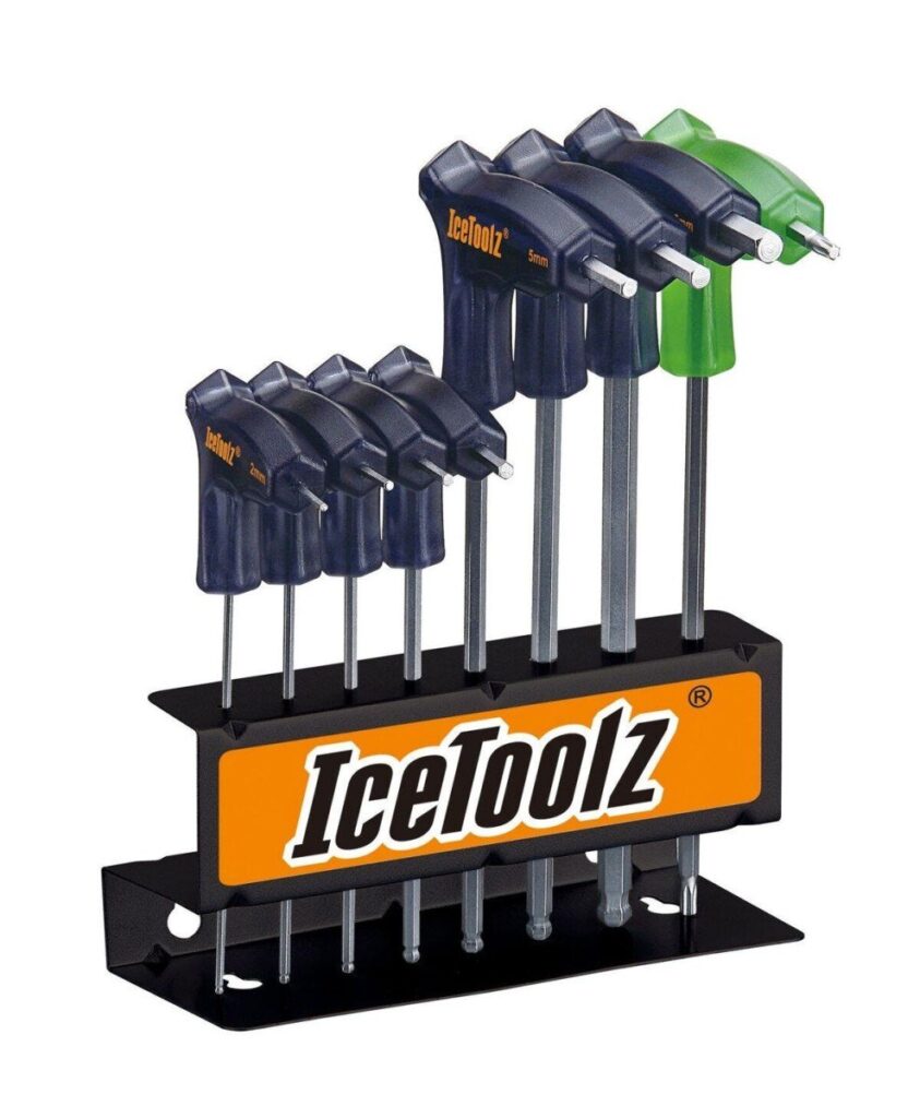 Icetoolz inbussleutel set Twinhead 8 delig