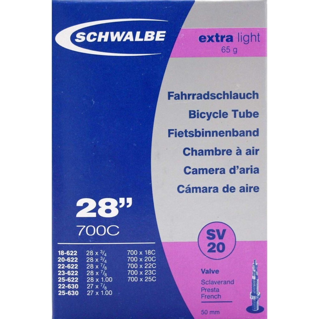 Schwalbe bnb SV20 Extra Light 18/25-622/630 fv 50m