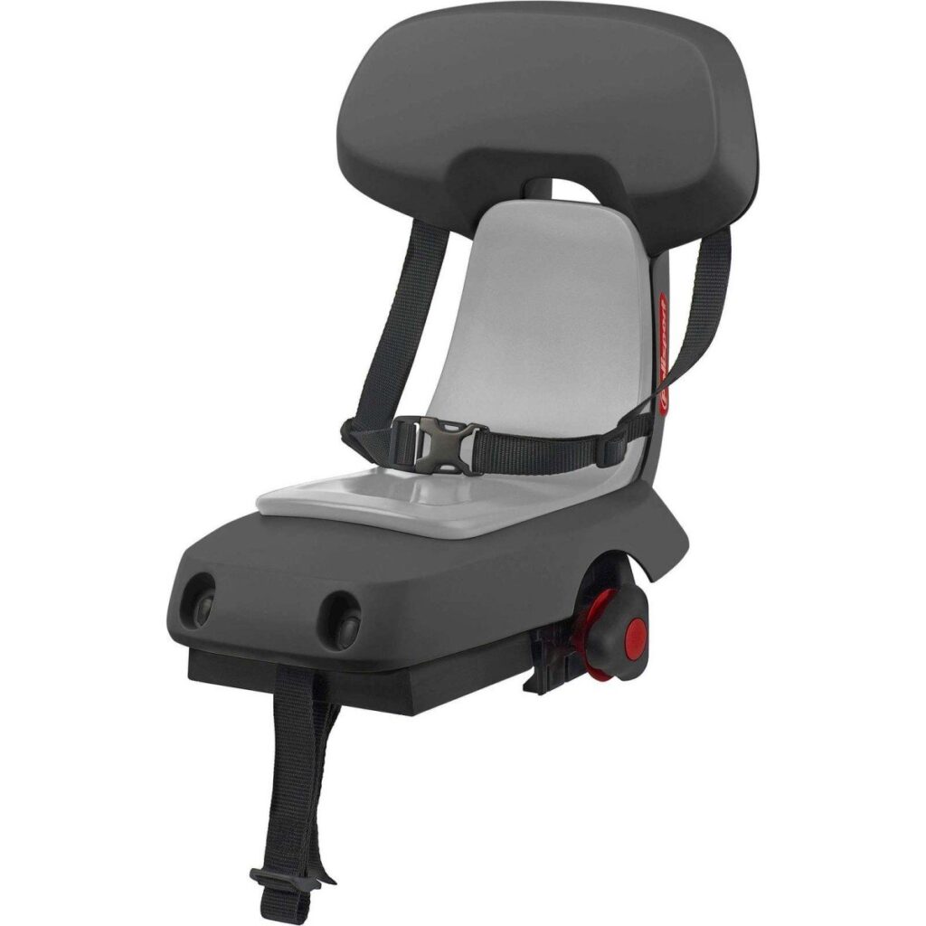 Polisport achterzitje Guppy Junior dark grey / lig