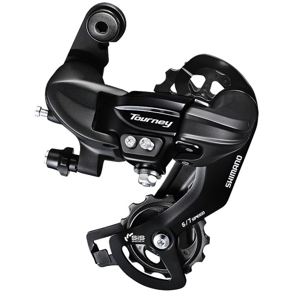 Shimano achter derailleur Tourney TY300 z/haak