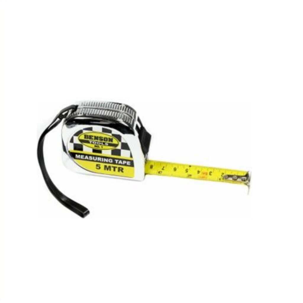 Benson Rolmaat, chroom 5 meterx19mm