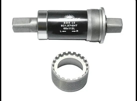Sunrace trapas 68/122mm BSA staal
