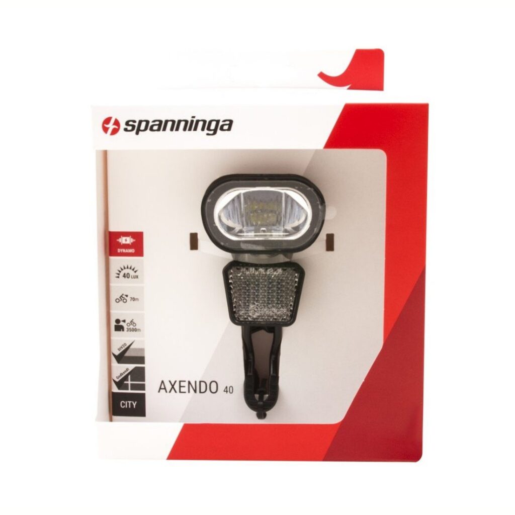 Spanninga koplamp Axendo 40 XE 6-36v E-bike