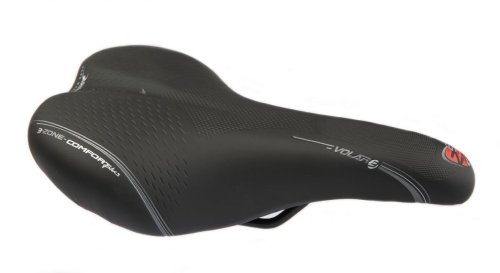 Selle Bassano zadel Volare M heren-Zwart