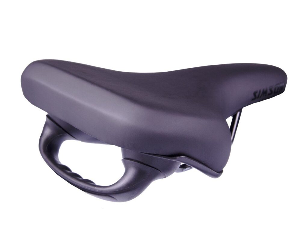 Simson zadel E-bike-Zwart